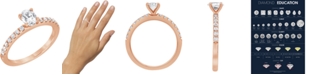 Macy's Diamond Engagement Ring (3/4 ct. t.w.) in 14K Rose Gold